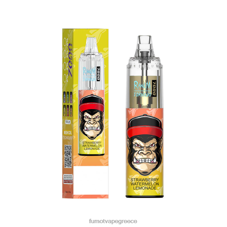 Fumot Tornado 14ml (1 τεμάχιο) 7000 στυλό μίας χρήσης N0240104 | Fumot Vape Price καρπούζι φράουλα