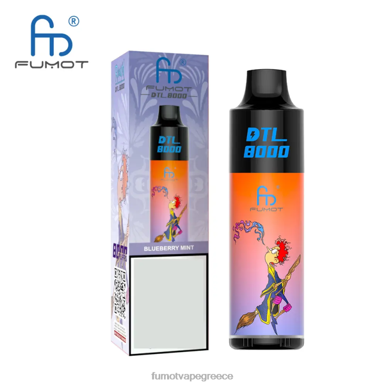 Fumot DTL 8000 στυλό μίας χρήσης - 16ml (1 τεμάχιο) N0240413 | Fumot Disposable Vape σταφύλι αλόης