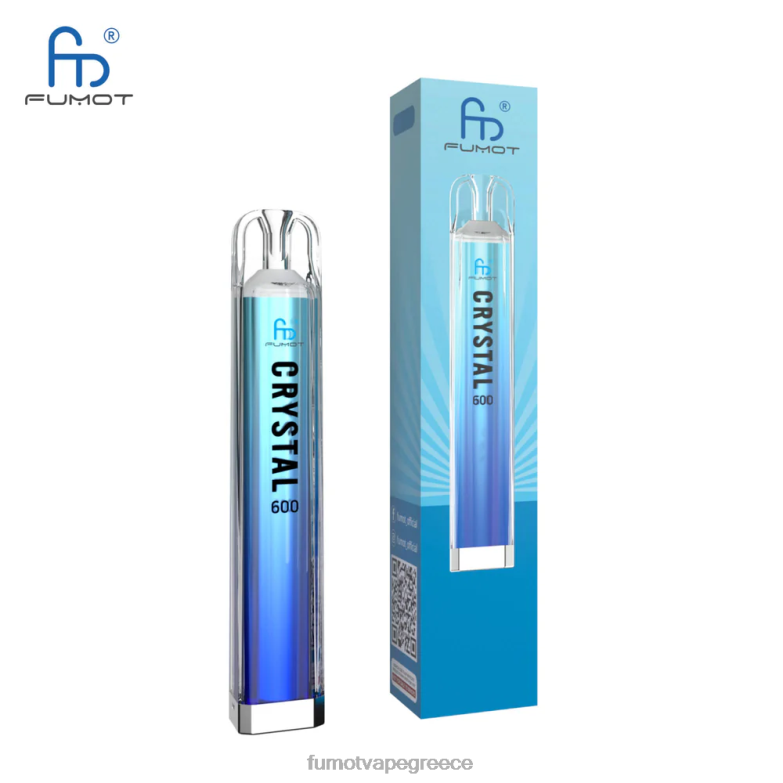 Fumot Crystal 2 ml (σετ 3 τεμαχίων) ατμός μιας χρήσης - Συμβατό με 600 tpd N0240382 | Fumot Vapes δροσερή μέντα