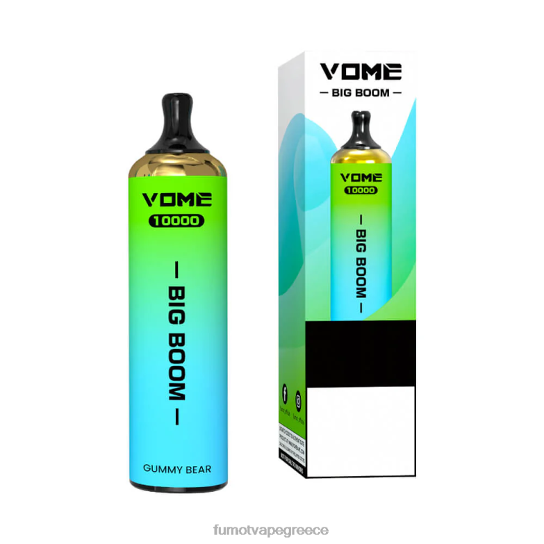 Fumot Vome Big Boom στυλό ατμού μιας χρήσης 10000 - 20 ml (1 τεμάχιο) N0240438 | Fumot Vape Online Shop σταφύλι