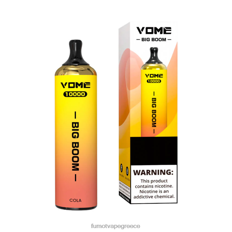 Fumot Vome Big Boom στυλό ατμού μιας χρήσης 10000 - 20 ml (1 τεμάχιο) N0240438 | Fumot Vape Online Shop σταφύλι