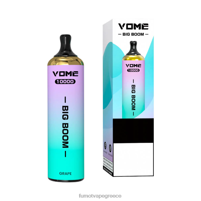 Fumot Vome Big Boom στυλό ατμού μιας χρήσης 10000 - 20 ml (1 τεμάχιο) N0240440 | Fumot Flavors πάγος φράουλας