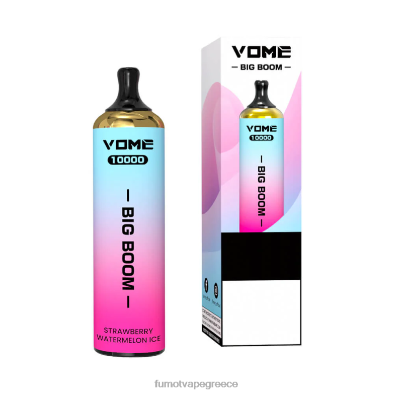 Fumot Vome Big Boom στυλό ατμού μιας χρήσης 10000 - 20 ml (1 τεμάχιο) N0240441 | Fumot Vape Greece μπλε πάγος razz