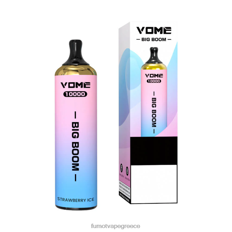 Fumot Vome Big Boom στυλό ατμού μιας χρήσης 10000 - 20 ml (1 τεμάχιο) N0240443 | Fumot Disposable Vape ακτινίδιο γκουάβα